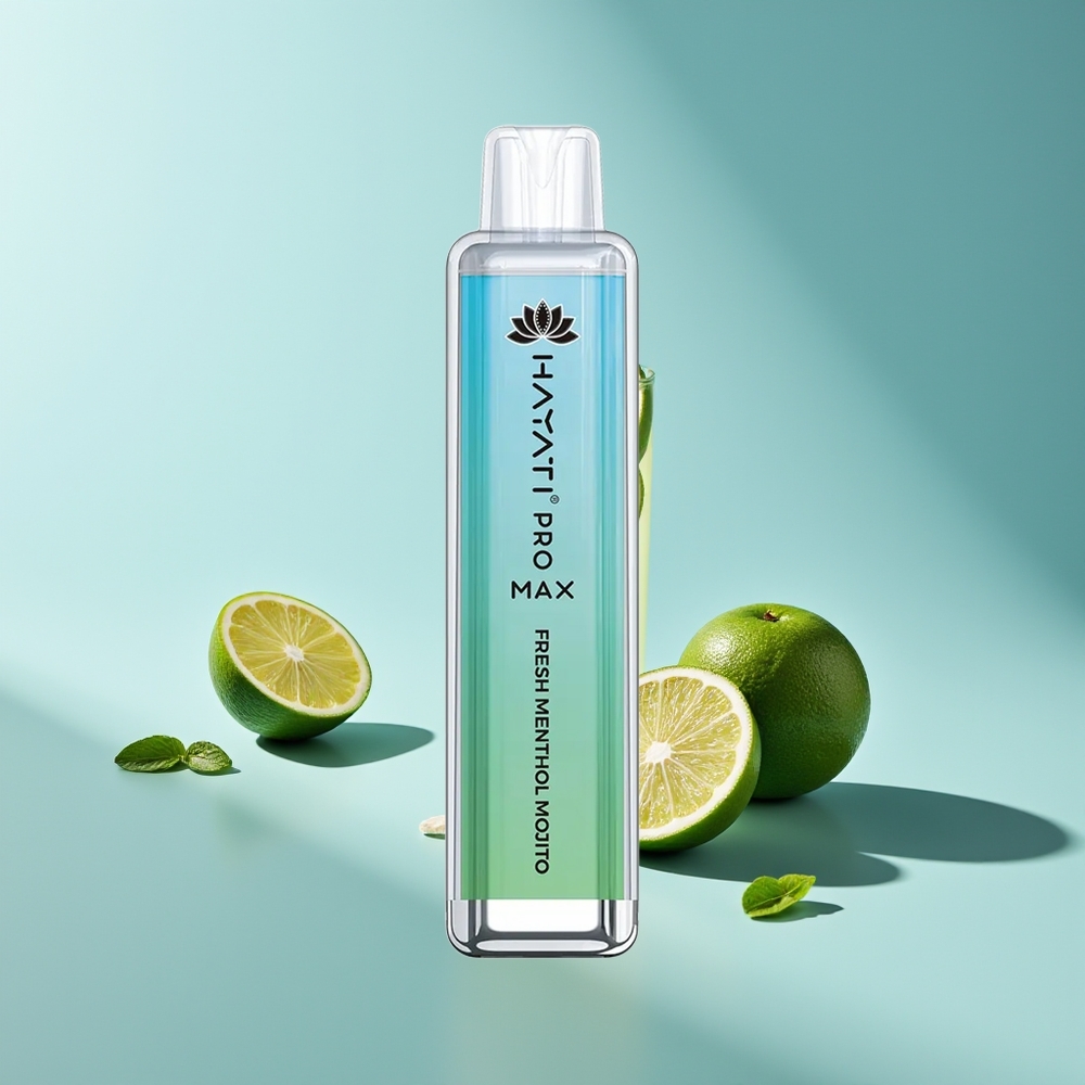 Hayati Pro Max 4000 Frische Minze Mojito Dual-Mesh Wiederaufladbar