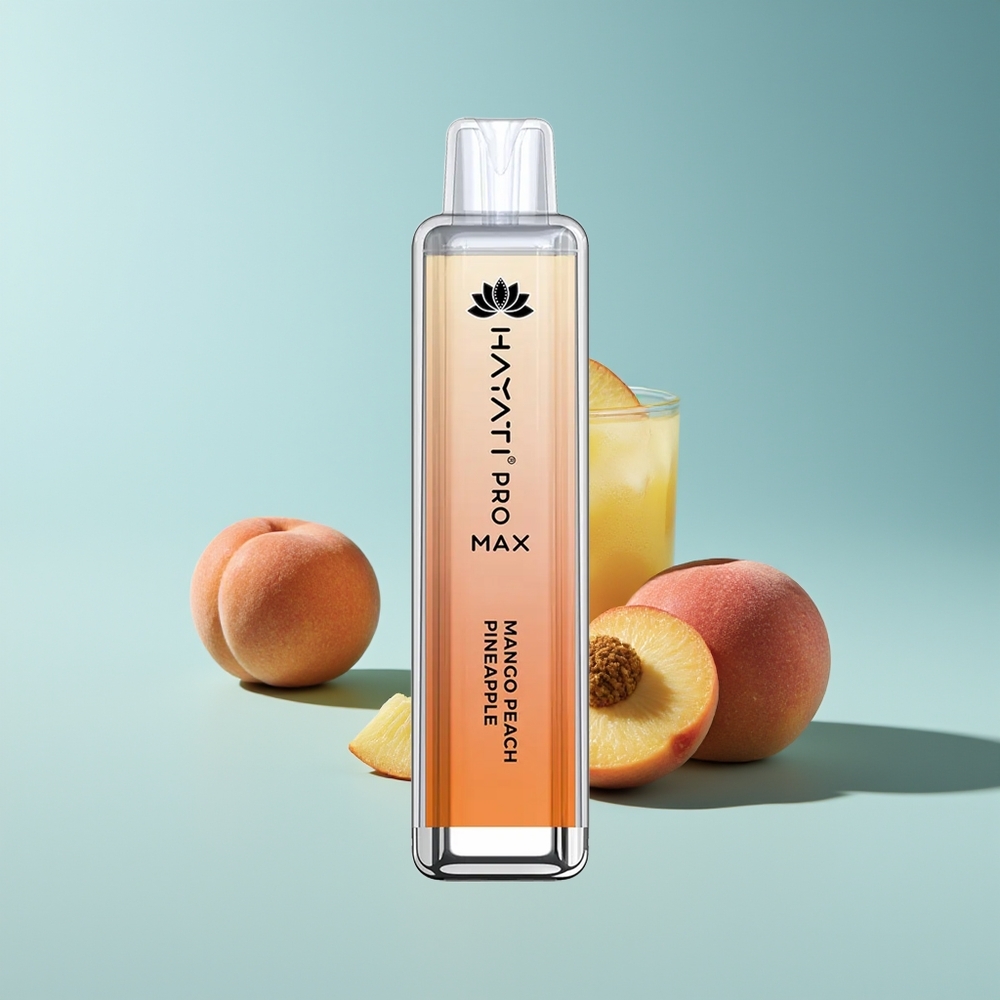 Hayati Pro Max 4000 Mango Pfirsich Ananas Dual Mesh Rechargebar