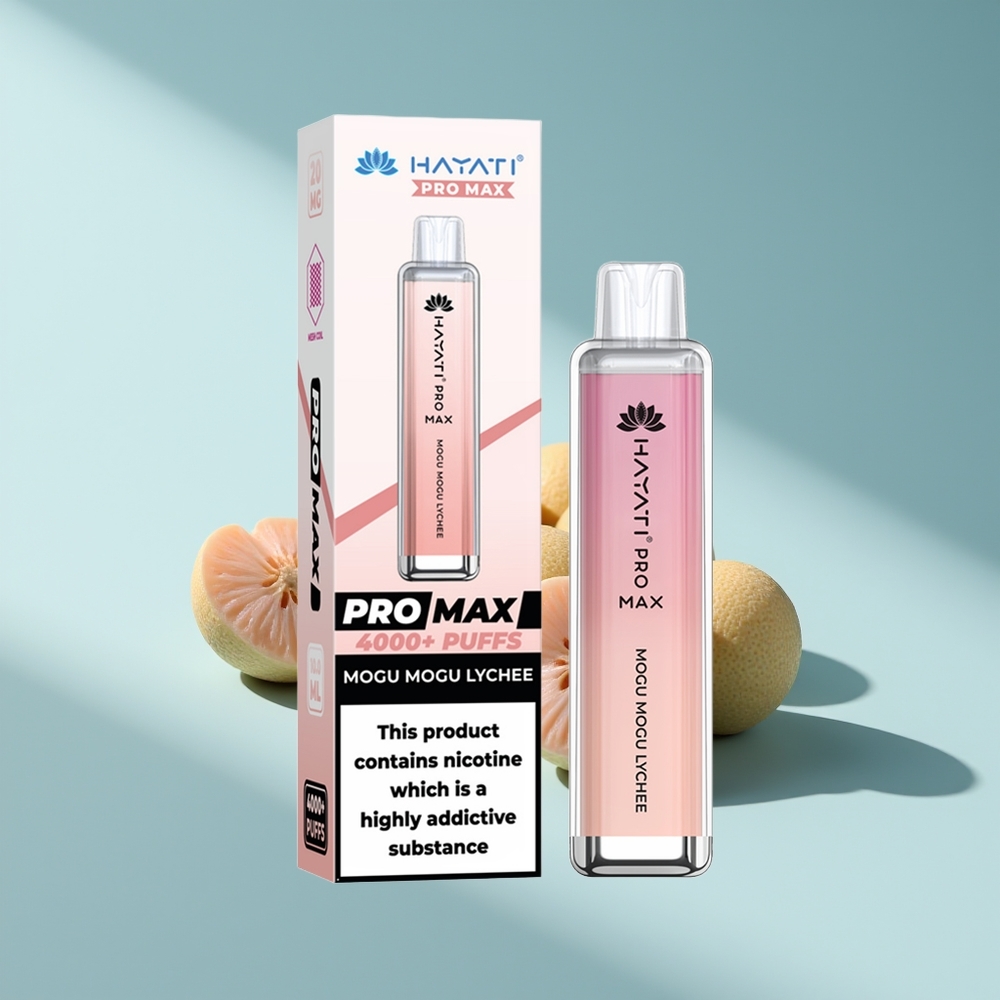 Hayati Pro Max 4000 Mogu Mogu Litschi Dual Mesh Coil Rechargebar
