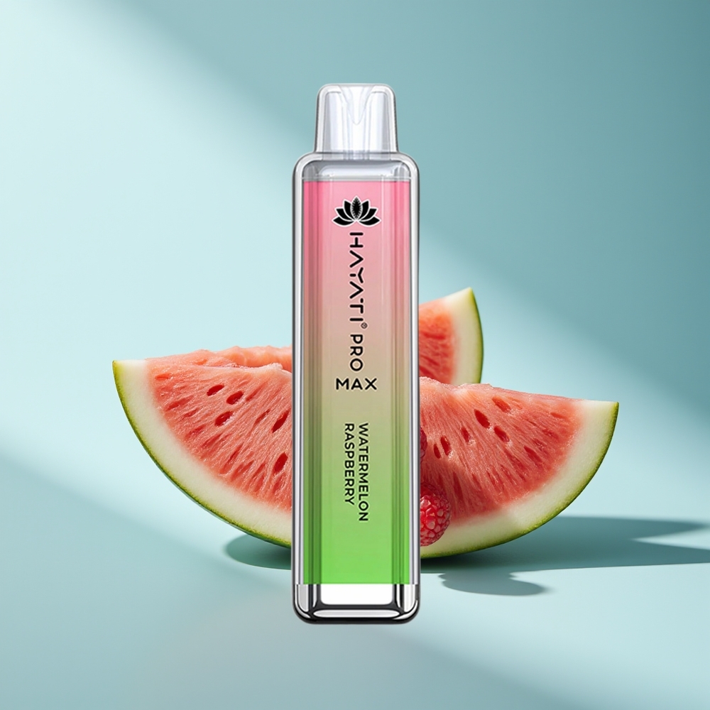 Hayati Pro Max 4000 Wassermelone Himbeere Dual Mesh Rechargebar