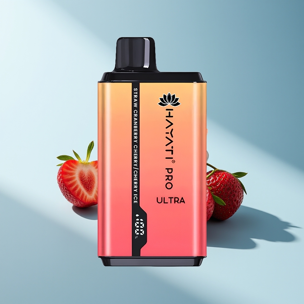Hayati Pro Ultra 15000 Erdbeer-Preiselbeer-Kirsche Eis 850mAh 24ml