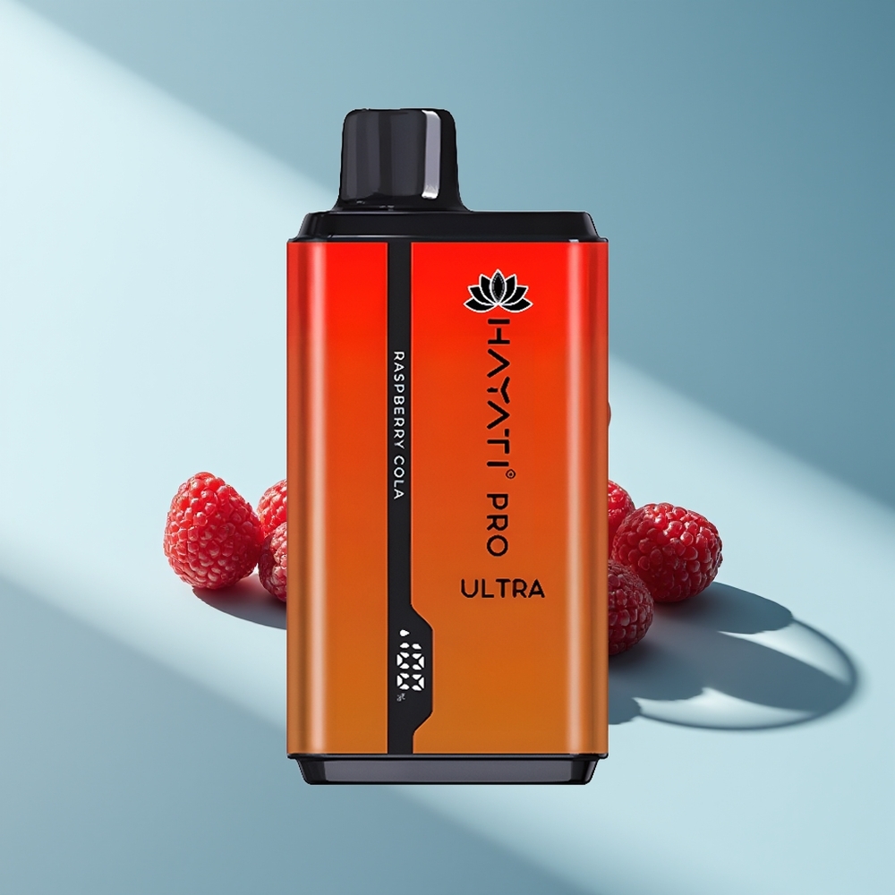 Hayati Pro Ultra 15000 Himbeer Cola Ultra 850mAh 2%
