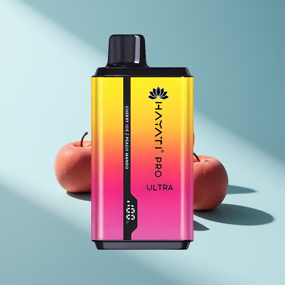 Hayati Pro Ultra 15000 Kirsch-Eis-Pfirsich-Mango 850mAh 2%