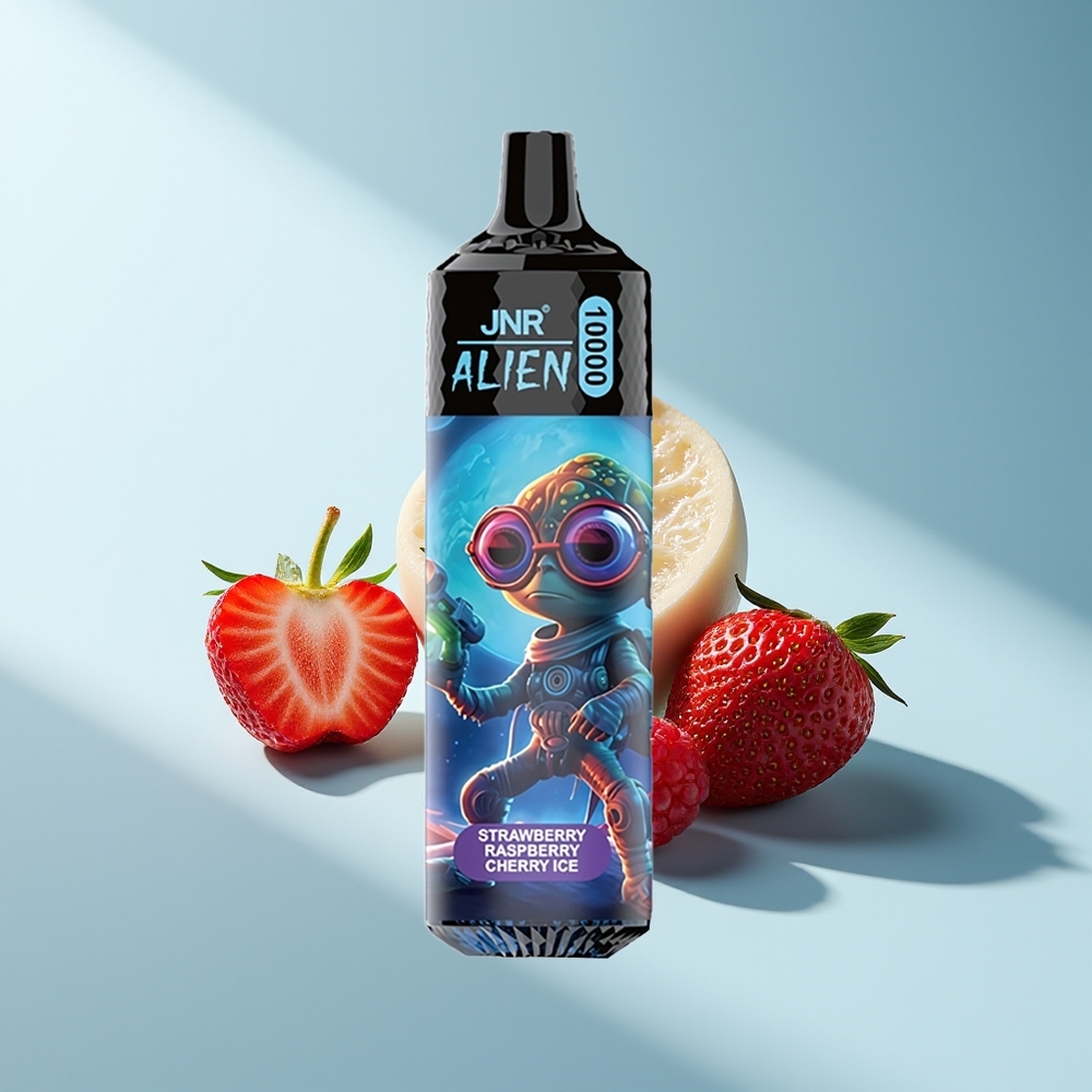 JNR Alien 10000 Erdbeere Himbeere Kirsche Eis LED Sport