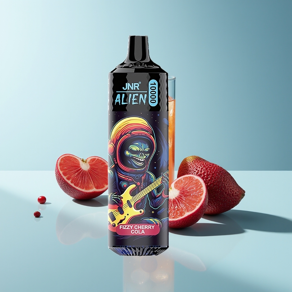 JNR Alien 10000 Funkelnde Kirsch-Cola mit 850mAh und RGB-LED