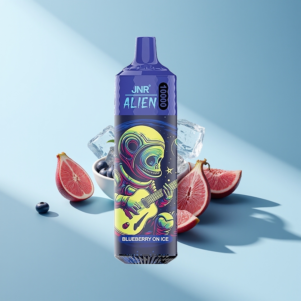 JNR Alien 10000 Heidelbeer Auf Eis mit 850mAh RGB