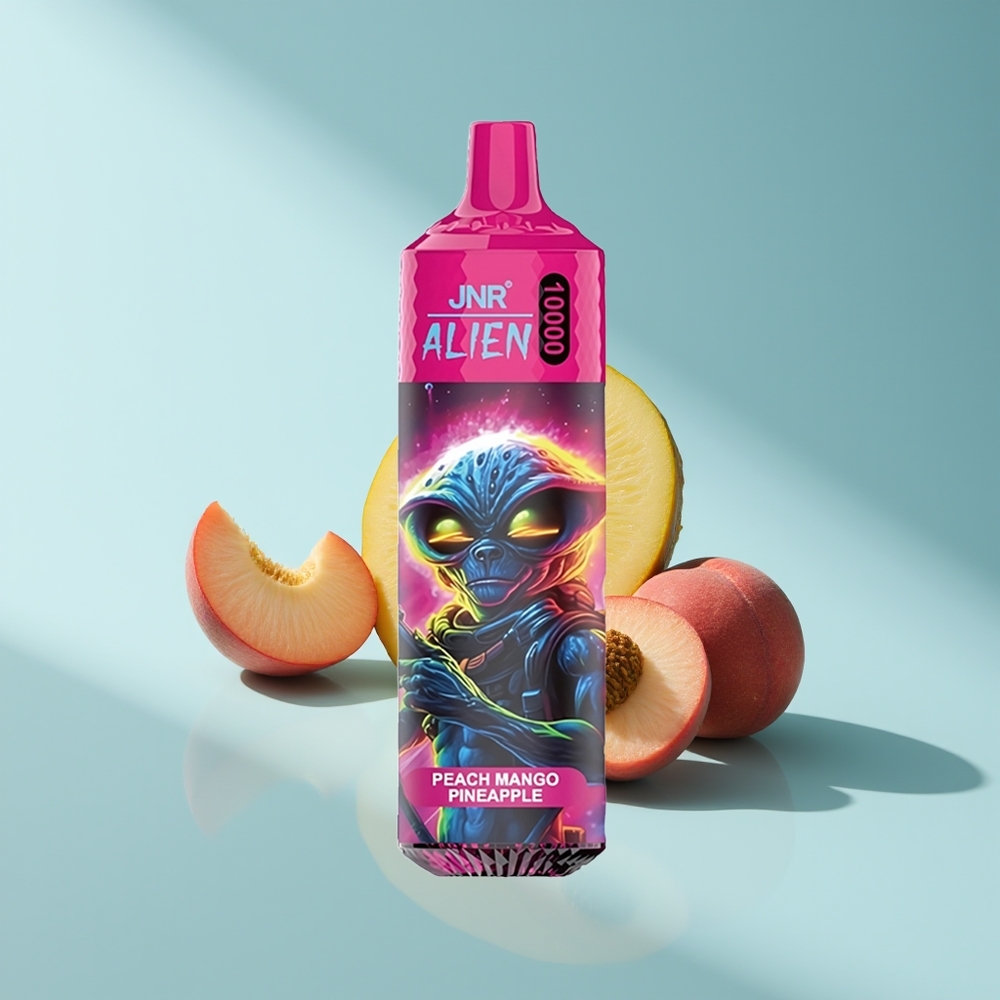 JNR Alien 10000 Pfirsich-Mango-Ananas LED Sport
