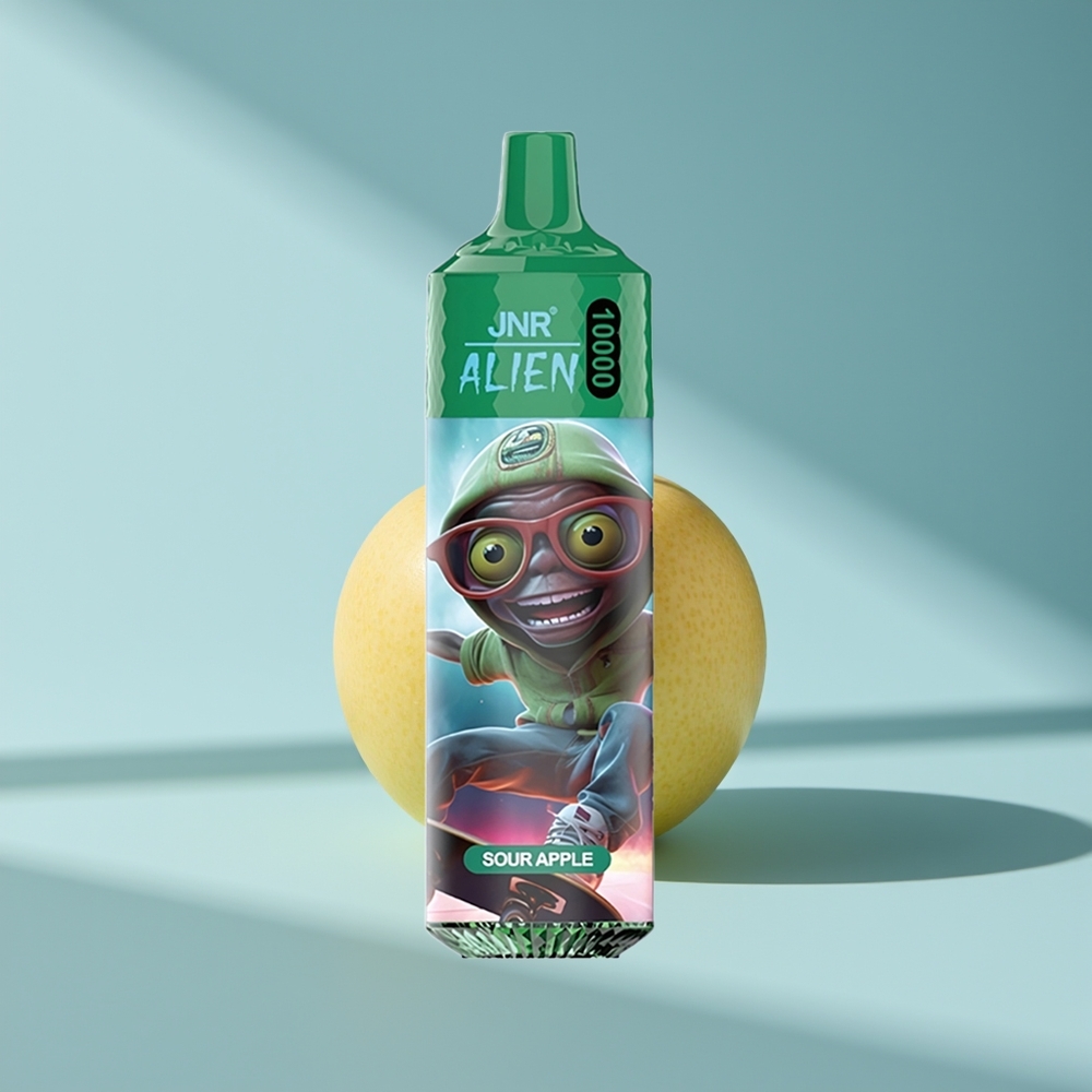 JNR Alien 10000 Sauer Apfel Mesh 850mAh RGB