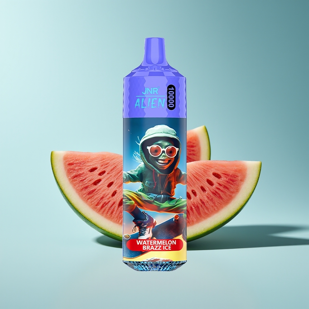 JNR Alien 10000 Wassermelone Brazz Eis mit 850mAh und RGB-LED