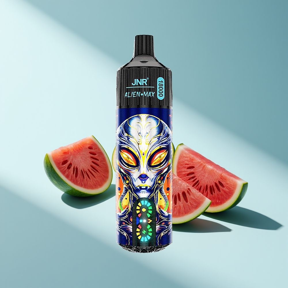 JNR Alien Max 18000 Erdbeer-Wassermelone-Kaugummi Dual-Mesh & Typ-C-Schnellladung