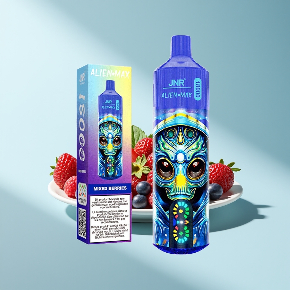 JNR Alien Max 18000 Gemischte Beeren Dual Mesh & Typ-C