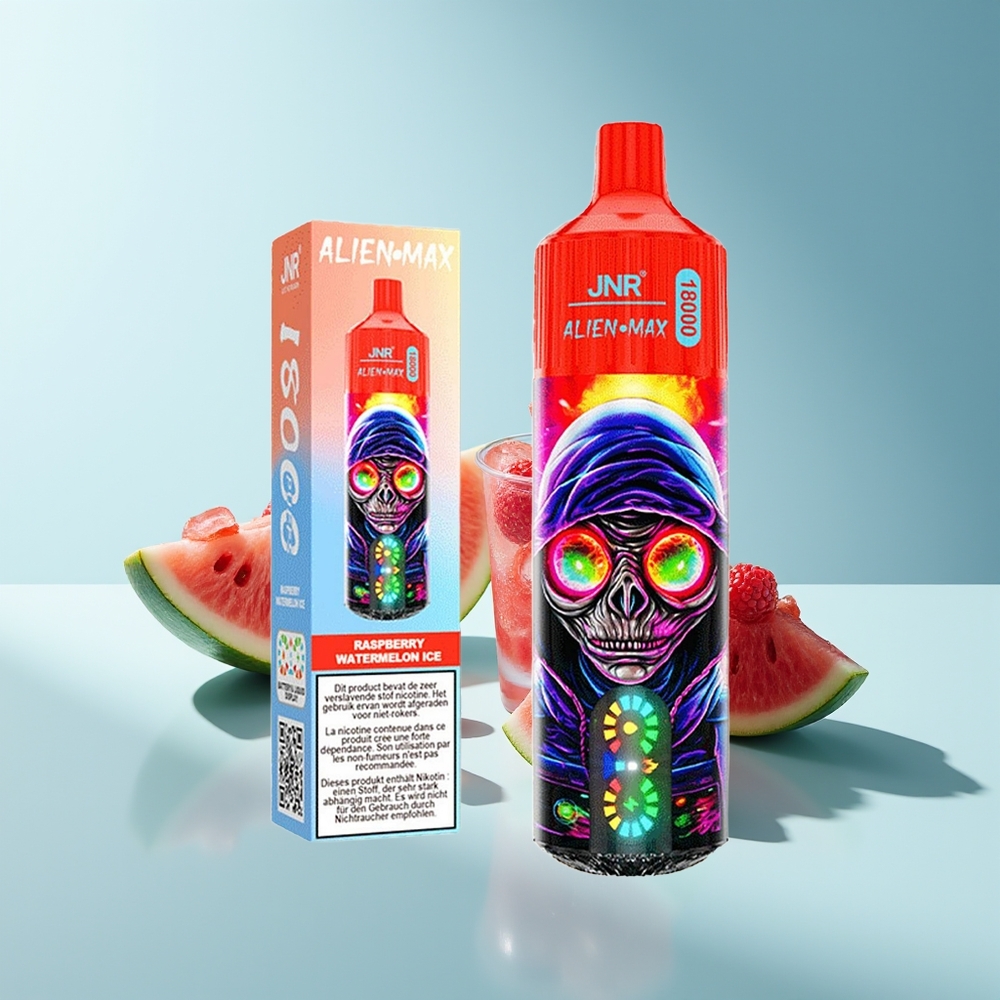 JNR Alien Max 18000 Himbeer-Wassermelone-Eis Dual Mesh & Schnellladung