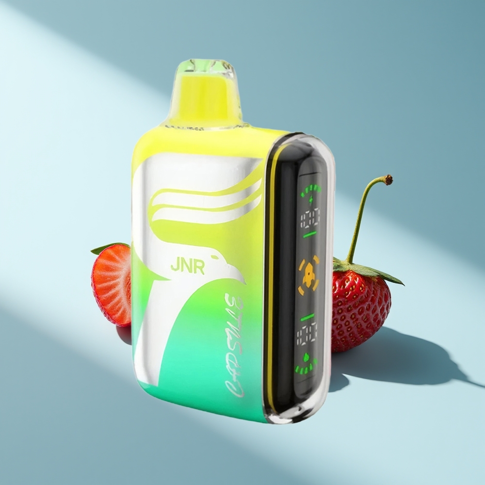 JNR Capsule 15000 Erdbeere Himbeere Kirsche Dual Mesh Coil Smart LED Display