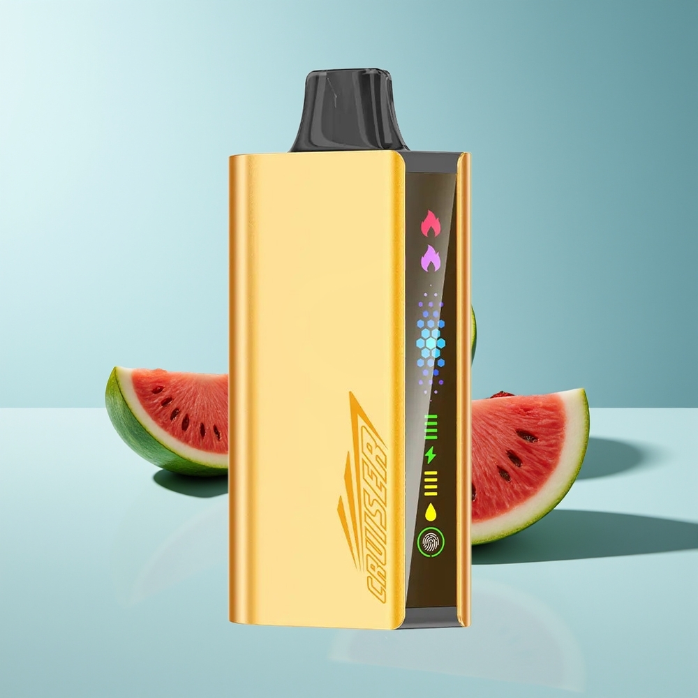 JNR Cruiser 12000 Erdbeer-Kokosnuss-Wassermelone Dual-Mesh Aluminiumkörper