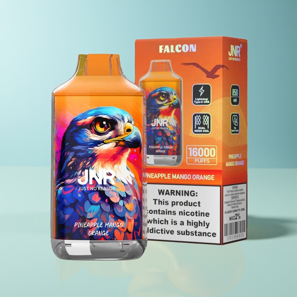 JNR Falcon 16000 Ananas Mango Orange 850 mAh Dual Mesh Coil