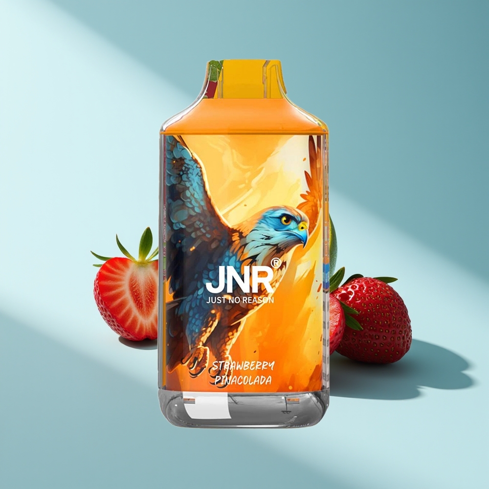 JNR Falcon 16000 Erdbeer-Pina-Colada 850mAh 22ml Dual-Mesh-Coil Typ-C-Lightning Smart-LED-Display 0%2%