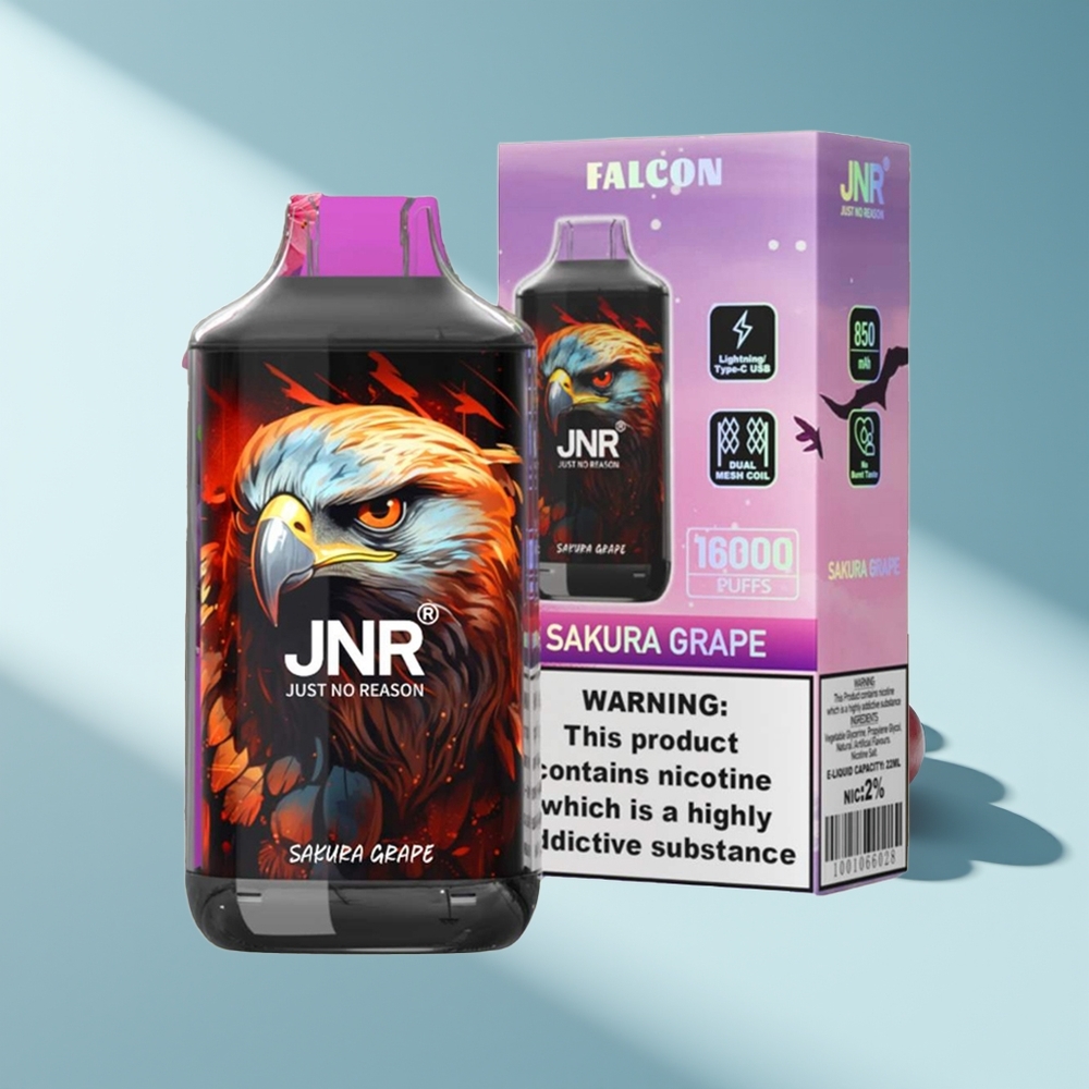 JNR Falcon 16000 Kirschblüten-Traube Dual-LED Typ-C
