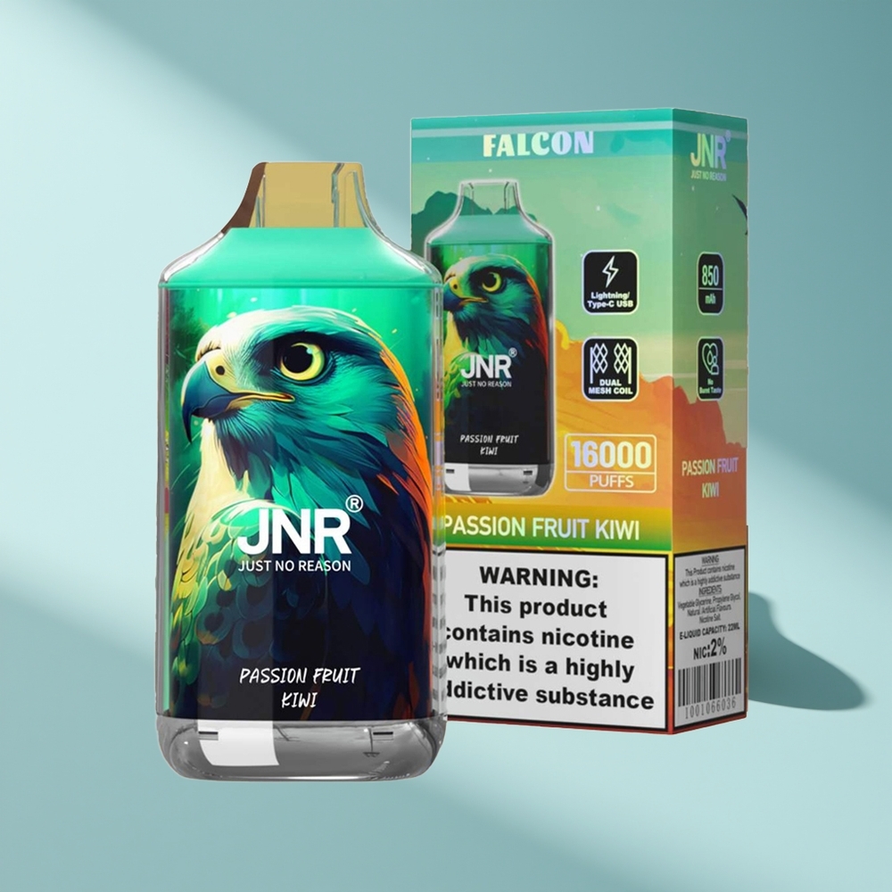 JNR Falcon 16000 Passionsfrucht Kiwi Dual Mesh 850mAh