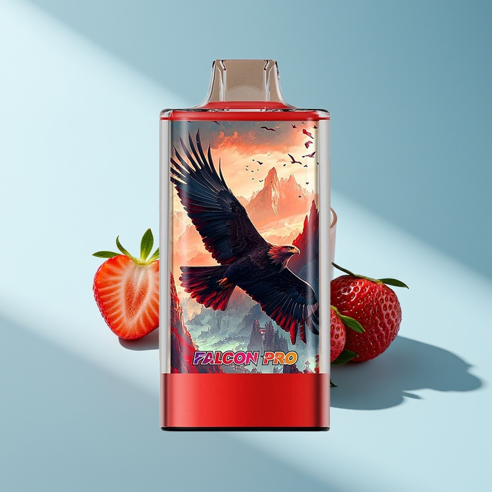 JNR Falcon Pro 28000 Erdbeer-Eis Dual Mesh 30ml