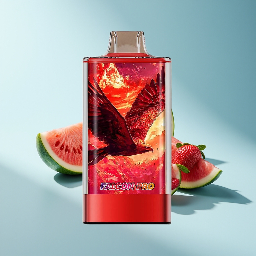 JNR Falcon Pro 28000 Erdbeer-Wassermelone-Eis mit 30ml und Dual-Mesh-Coil