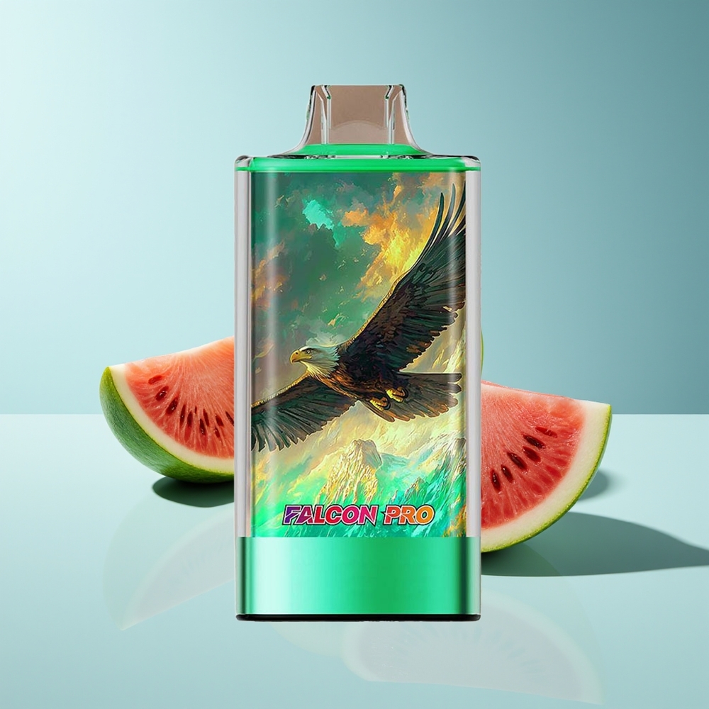 JNR Falcon Pro 28000 Kiwi-Wassermelone-Eis mit Dual-Mesh-Coil und Smart-Display