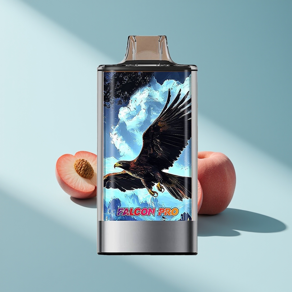 JNR Falcon Pro 28000 Weißer Pfirsich Razz 30ml Dual Mesh