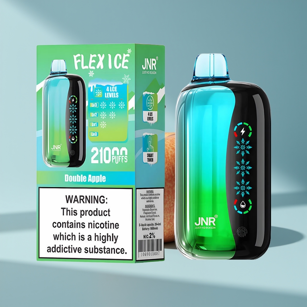 JNR Flex Ice 21000 Doppelapfel Flex Eis 26ml Dual Mesh