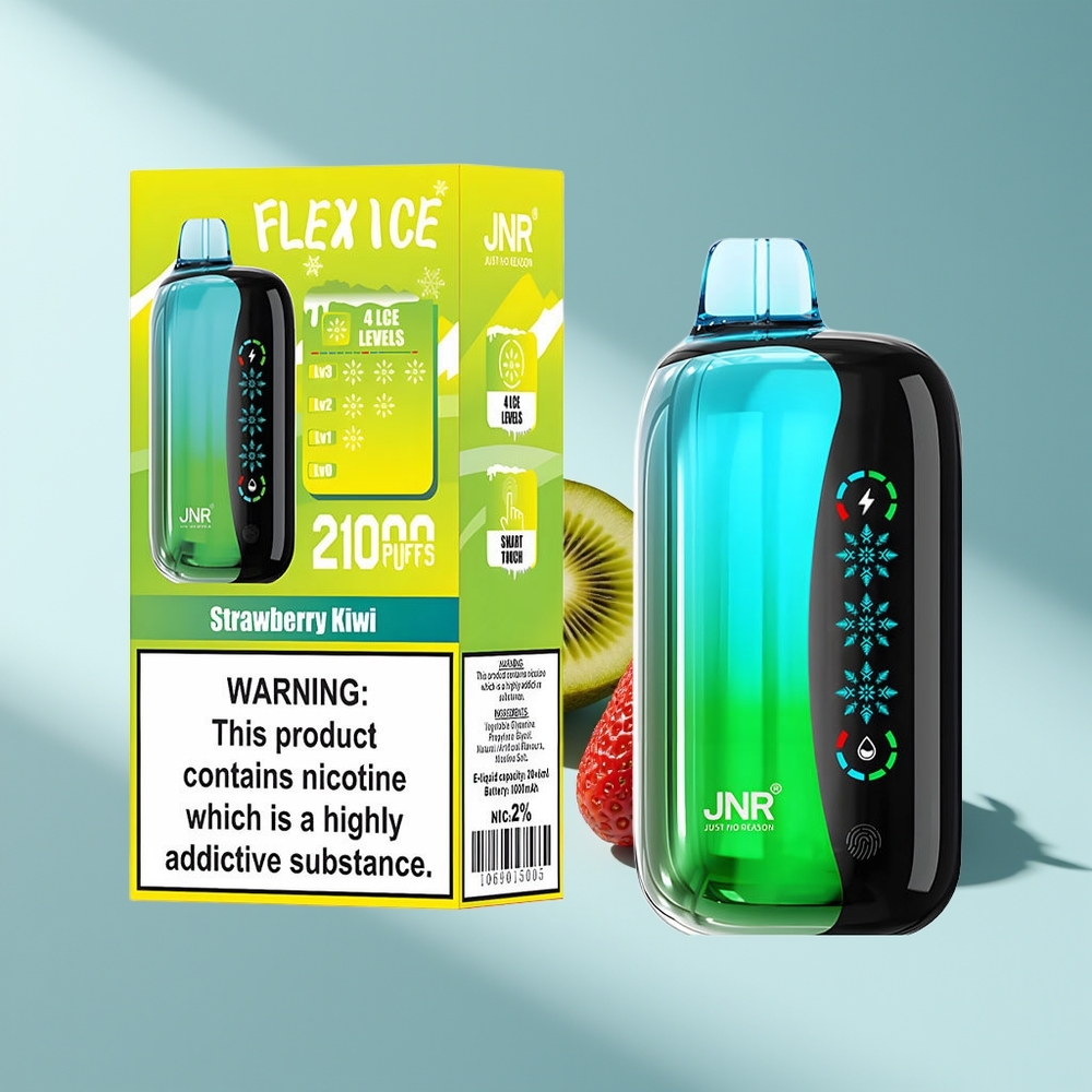JNR Flex Ice 21000 Erdbeer-Kiwi Dual Mesh Typ-C