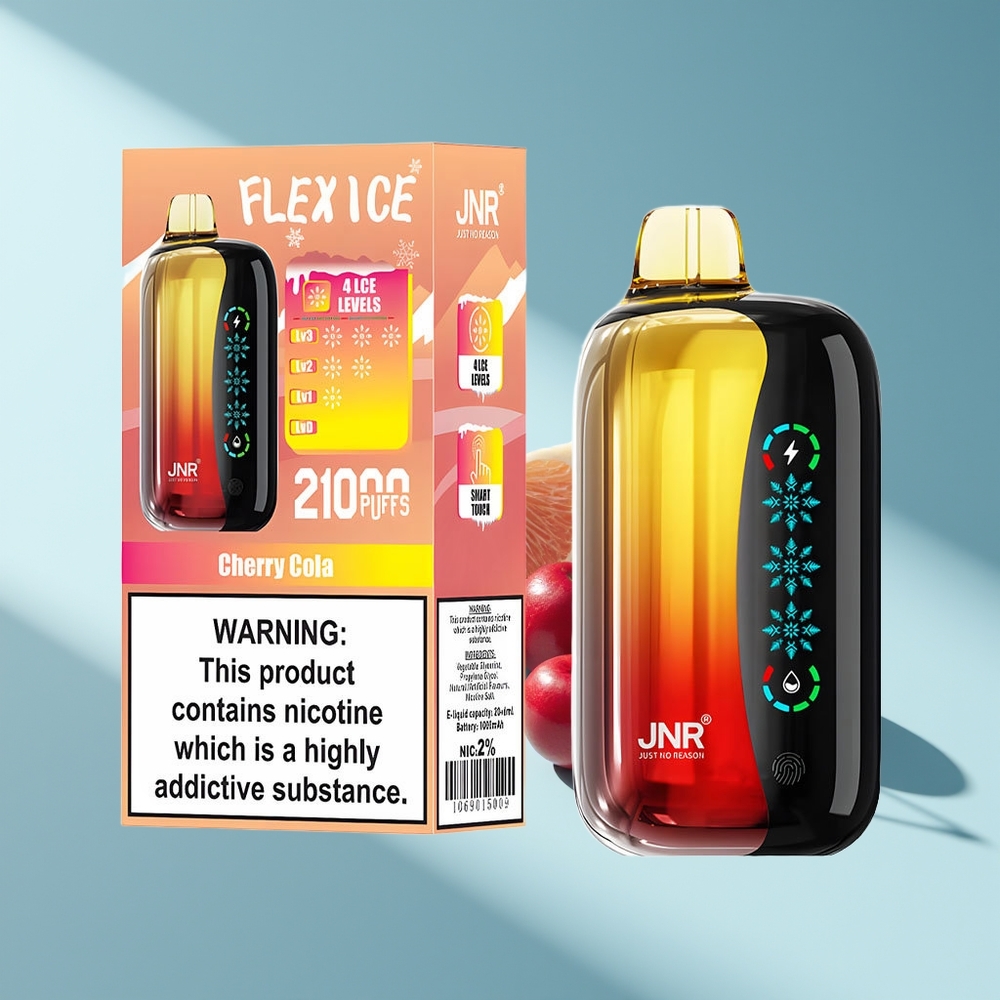 JNR Flex Ice 21000 Kirsch-Cola Dual Mesh Typ-C Ladegerät