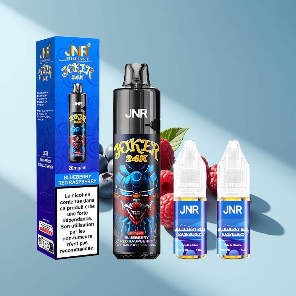 JNR Joker 24K Blaubeere Himbeere Seitliche Nachfüllung Sichtbare Füllstandsanzeige