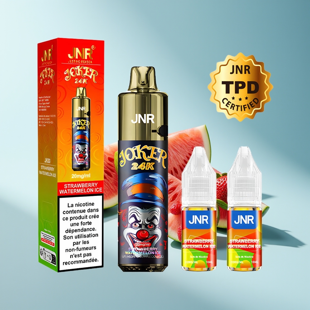 JNR Joker 24K Erdbeer-Wassermelone-Eis Refillbar Typ-C
