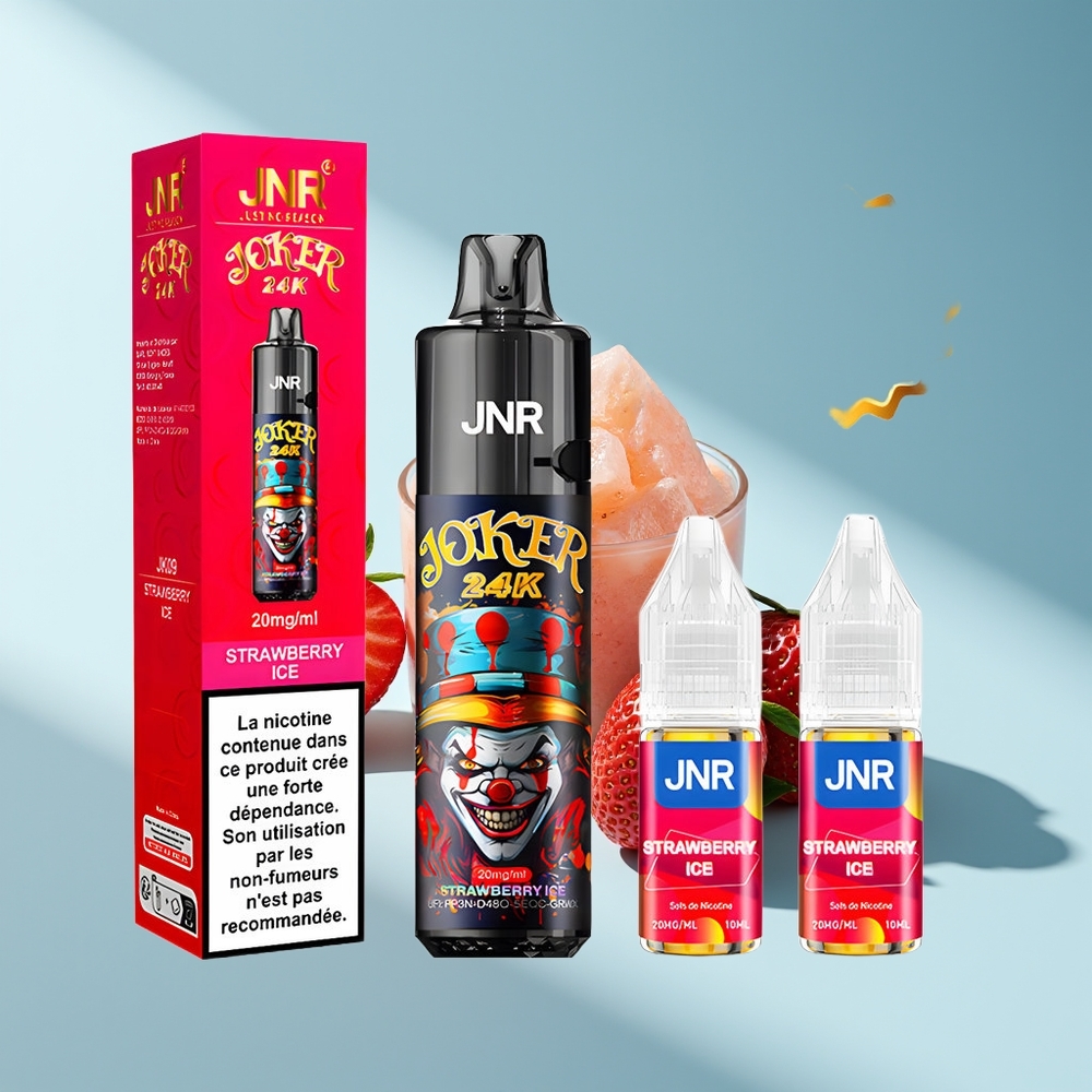 JNR Joker 24K Erdbeereis 2% Nikotin 800mAh
