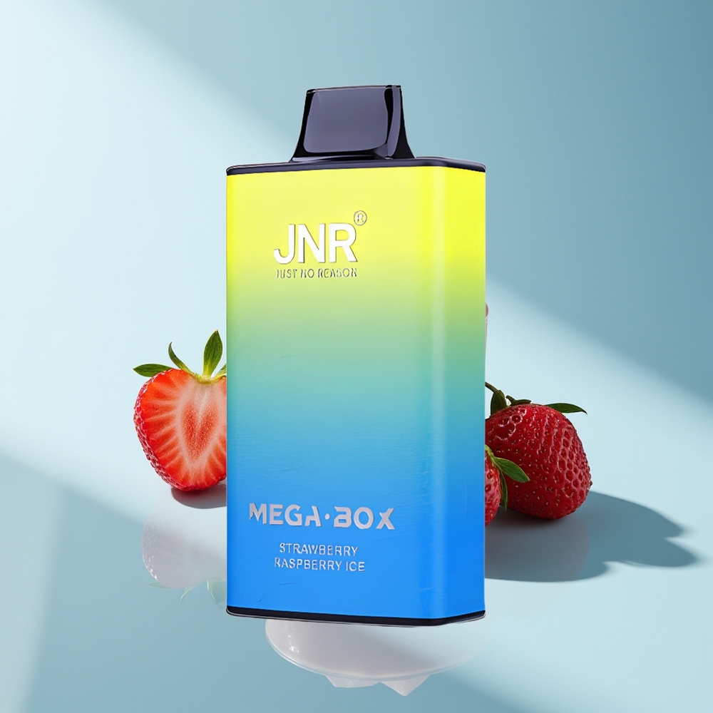 JNR Mega Box 25000 Erdbeer-Himbeer-Eis 30ml Dual Mesh