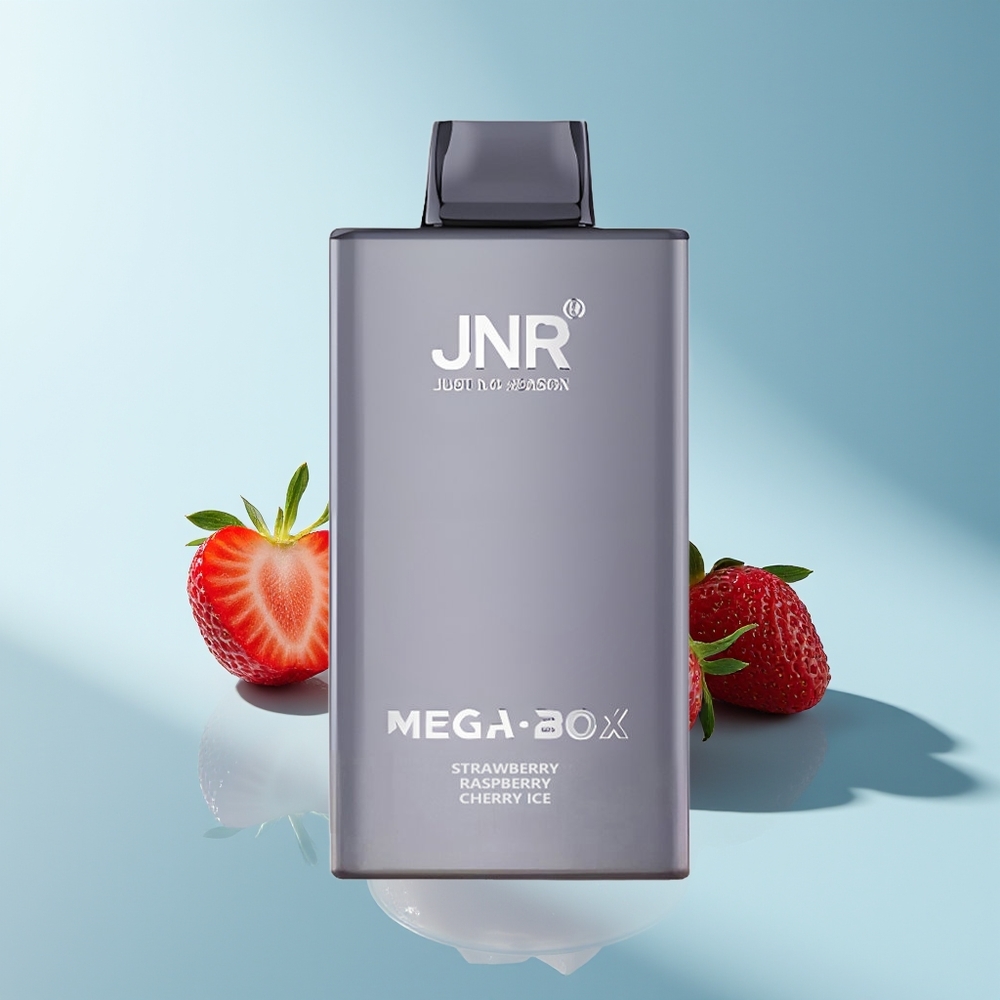 JNR Mega Box 25000 Erdbeere Himbeere Kirsche Eis 30ml Dual Mesh