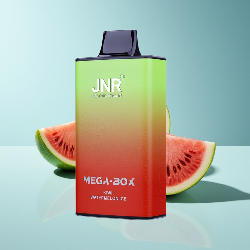JNR Mega Box 25000 Kiwi Wassermelone Eis Dual Mesh Typ-C