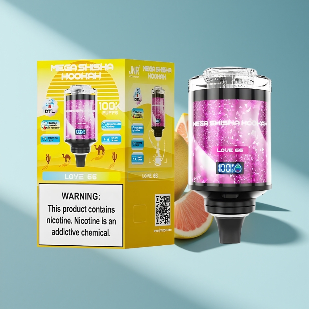 JNR Mega Shisha Hookah 100K Liebe 66 2200mAh Typ-C