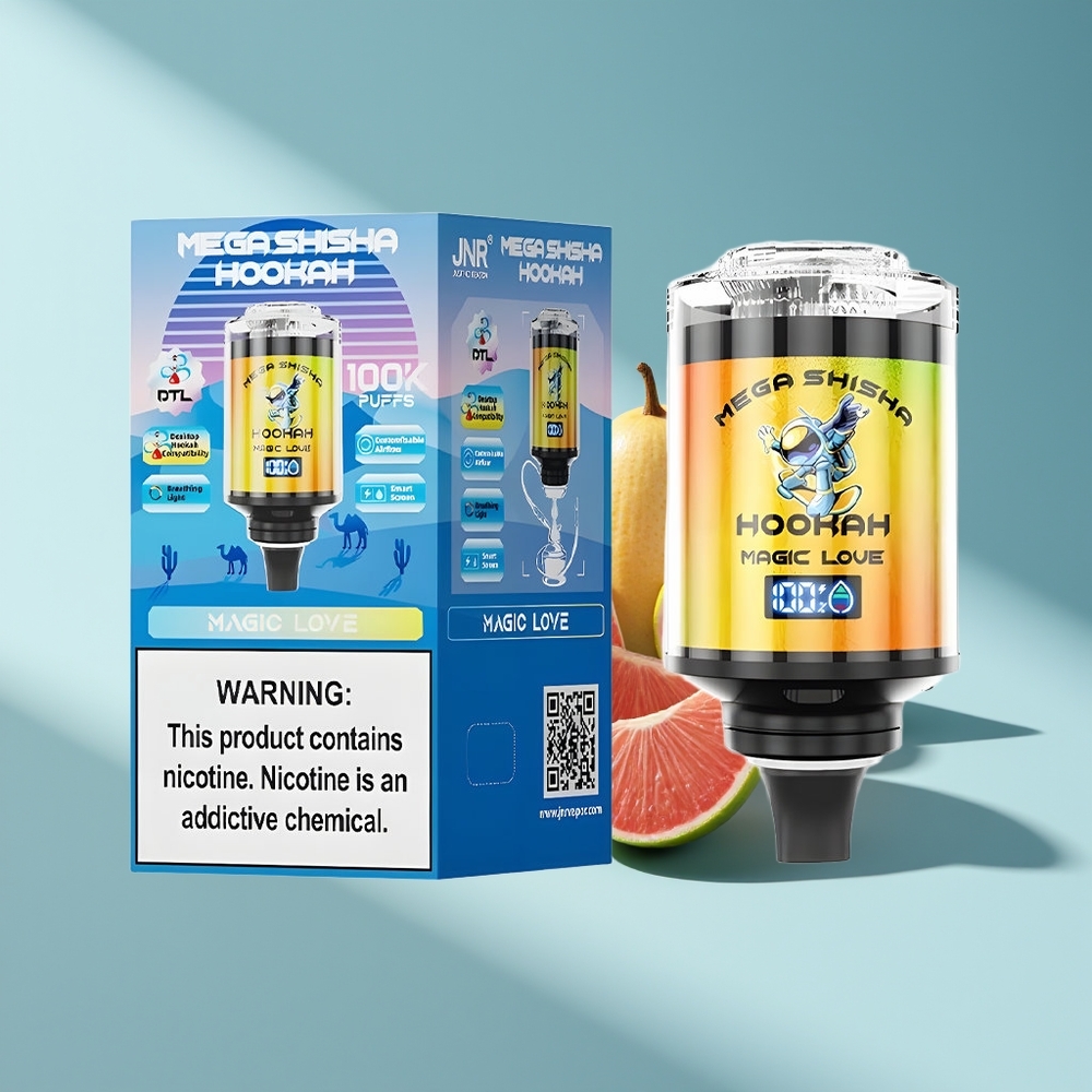 JNR Mega Shisha Hookah 100K Magische Liebe 2200mAh Typ-C