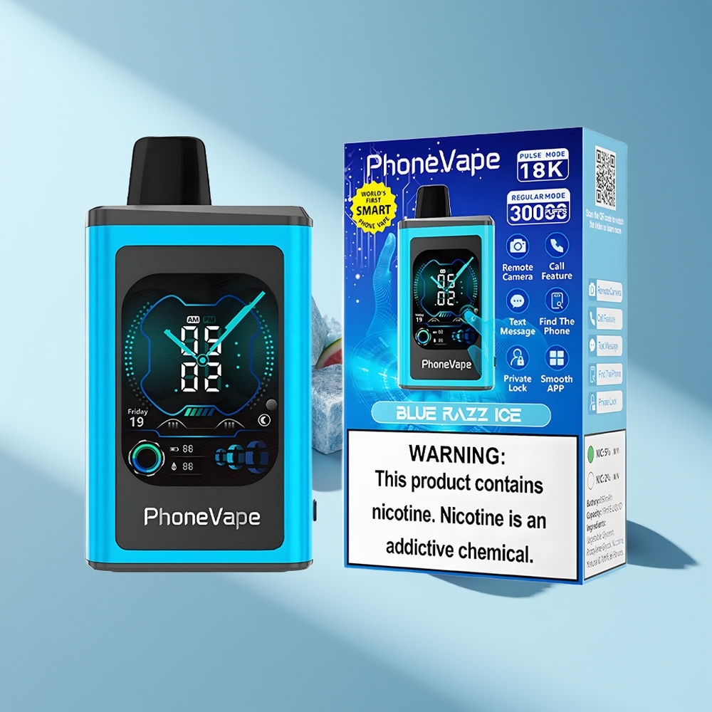 JNR PhoneVape 30000 Blaue Himbeere Eis Typ-C Turbo
