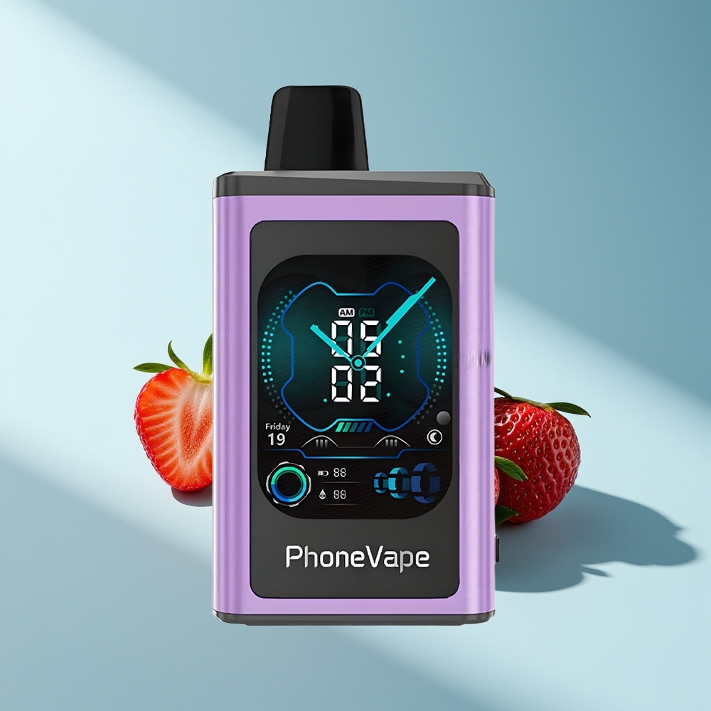 JNR PhoneVape 30000 Erdbeereis Turbo Luftstrom