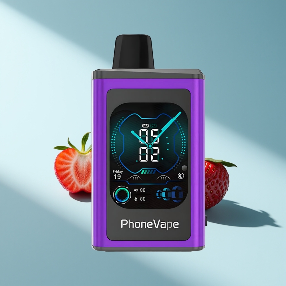 JNR PhoneVape 30000 Kirsche Erdbeere Himbeere Turbo Verstellbar