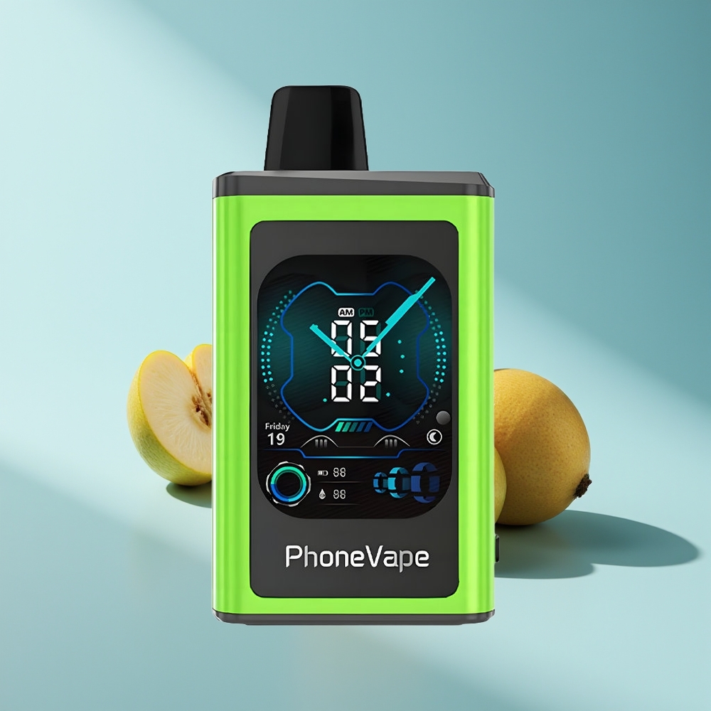 JNR PhoneVape 30000 Sauerapfel-Eis Turbo Luftstrom