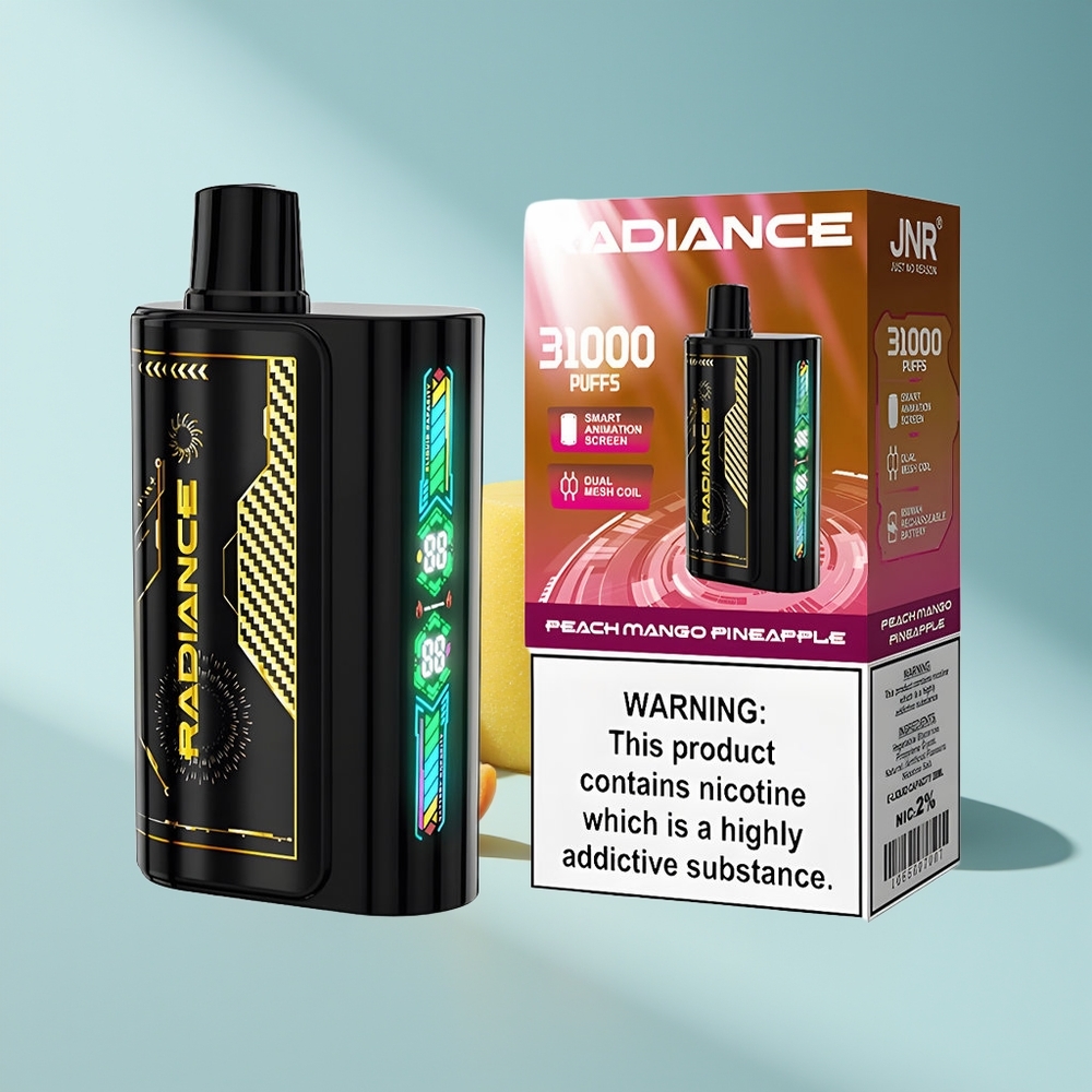 JNR Radiance 31000 Pfirsich Mango Ananas Dual Mesh Typ-C