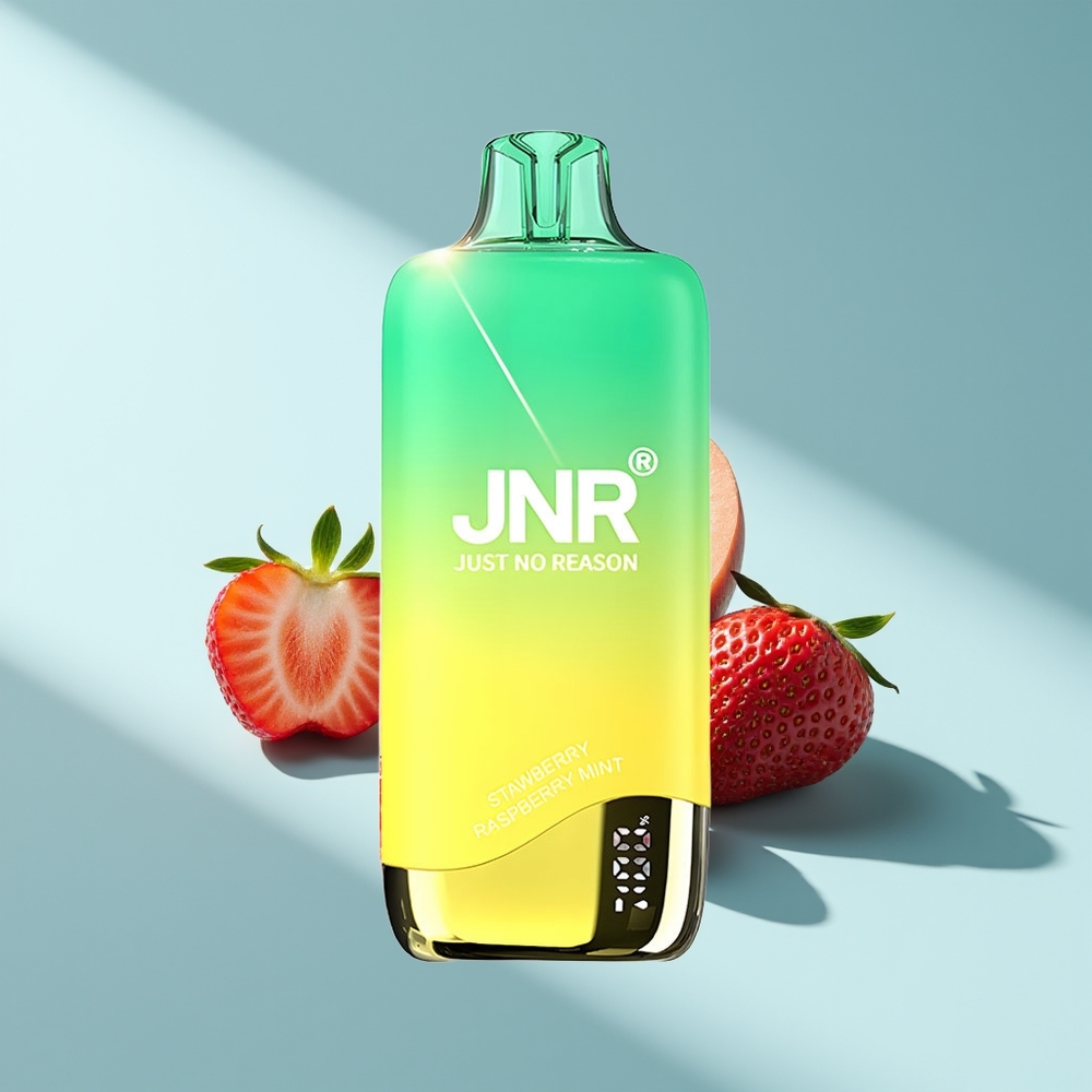 JNR Rainbow 10500 Erdbeer-Pfirsichminze 18ml 0,8ohm Mesh