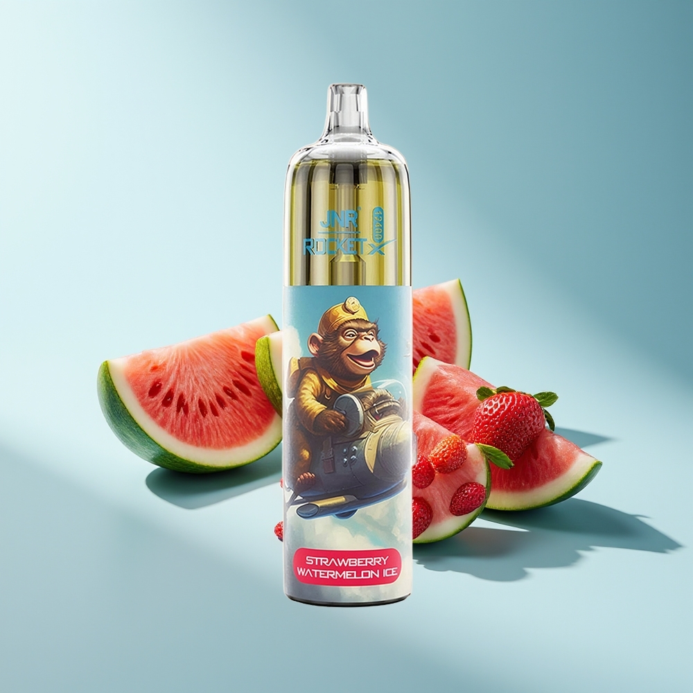 JNR Rocket-X 12400 Erdbeer-Wassermelone-Eis RGB-Licht Typ-C-Schnellladung