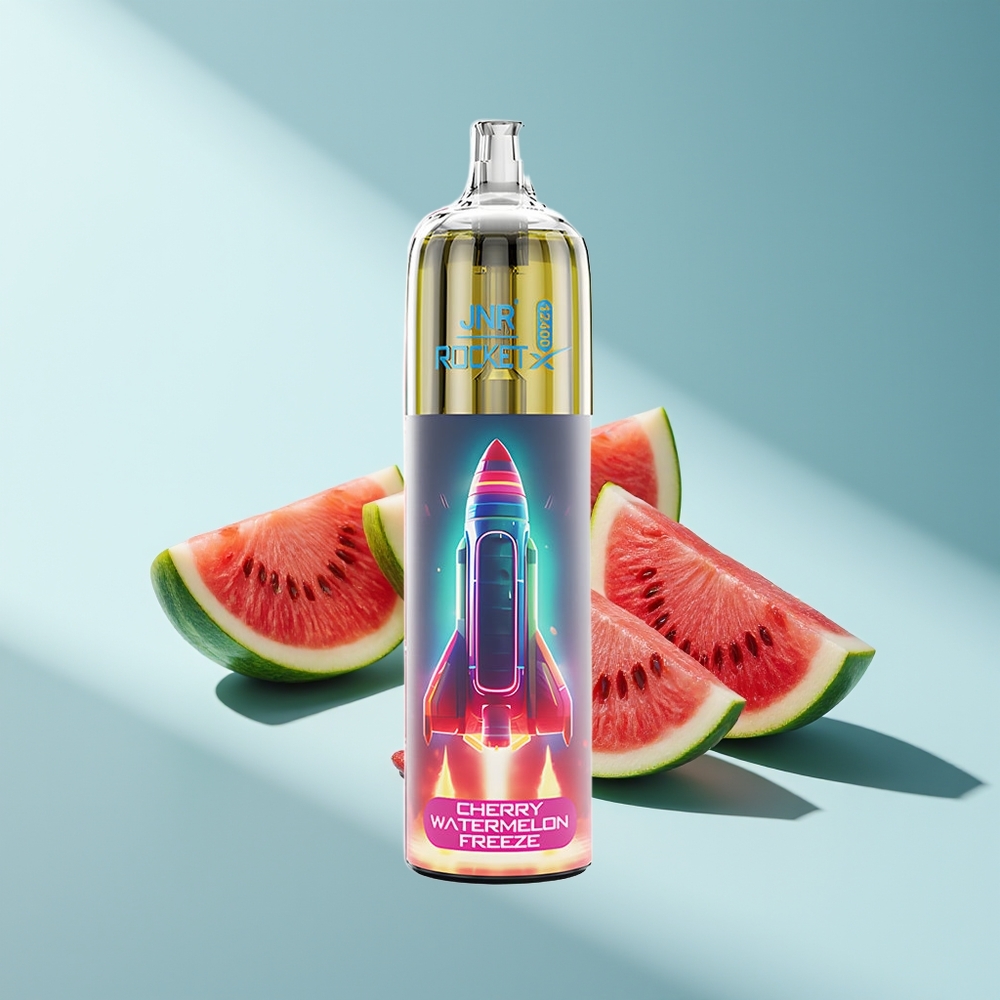 JNR Rocket-X 12400 Kirsch-Wassermelonen-Freeze mit RGB-Lichtern und Typ-C-Schnellladung