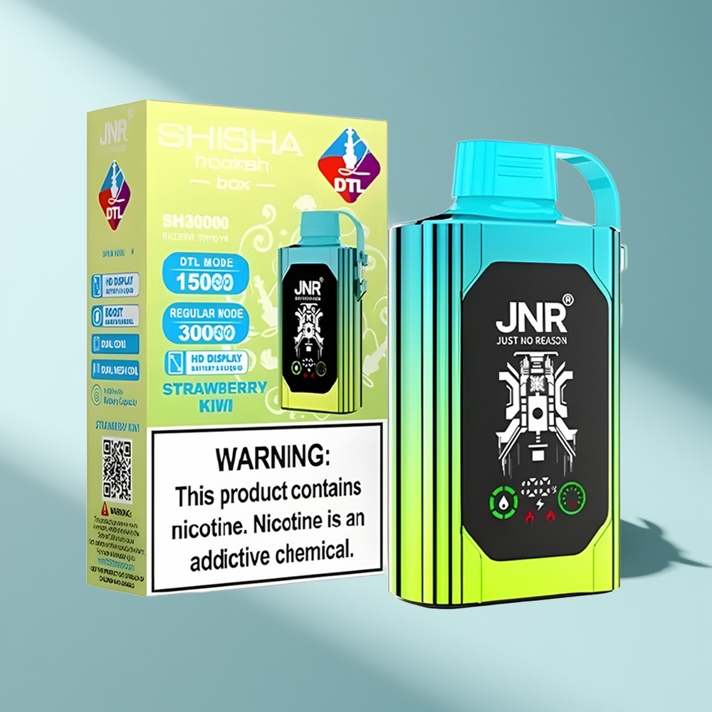 JNR Shisha Hookah Box 20500 Erdbeer-Kiwi HD Typ-C Doppelkern