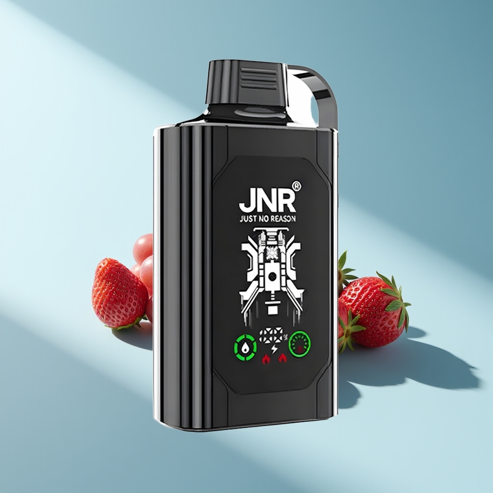 JNR Shisha Hookah Box 20500 Erdbeer-Traube HD Dual Mesh & Dual Core Typ-C 25ml