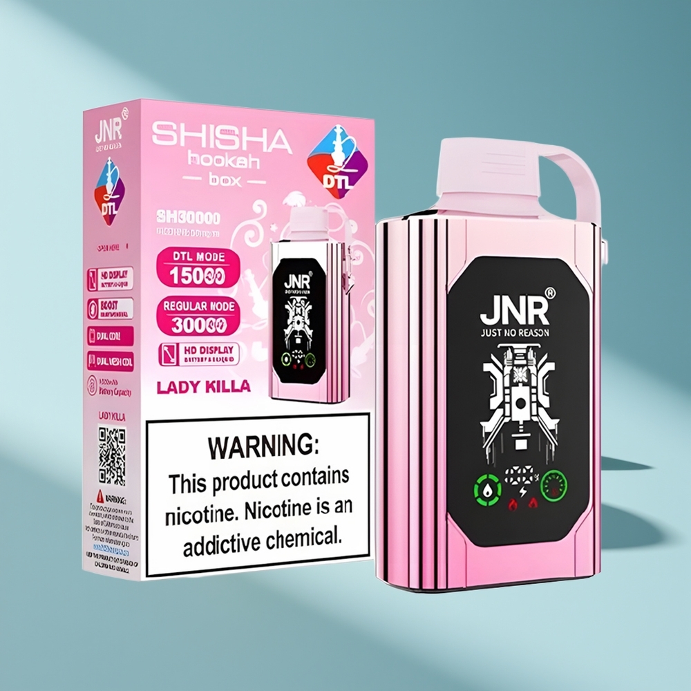 JNR Shisha Hookah Box 20500 Frau Killa HD Dual Mesh & Type-C Ladung