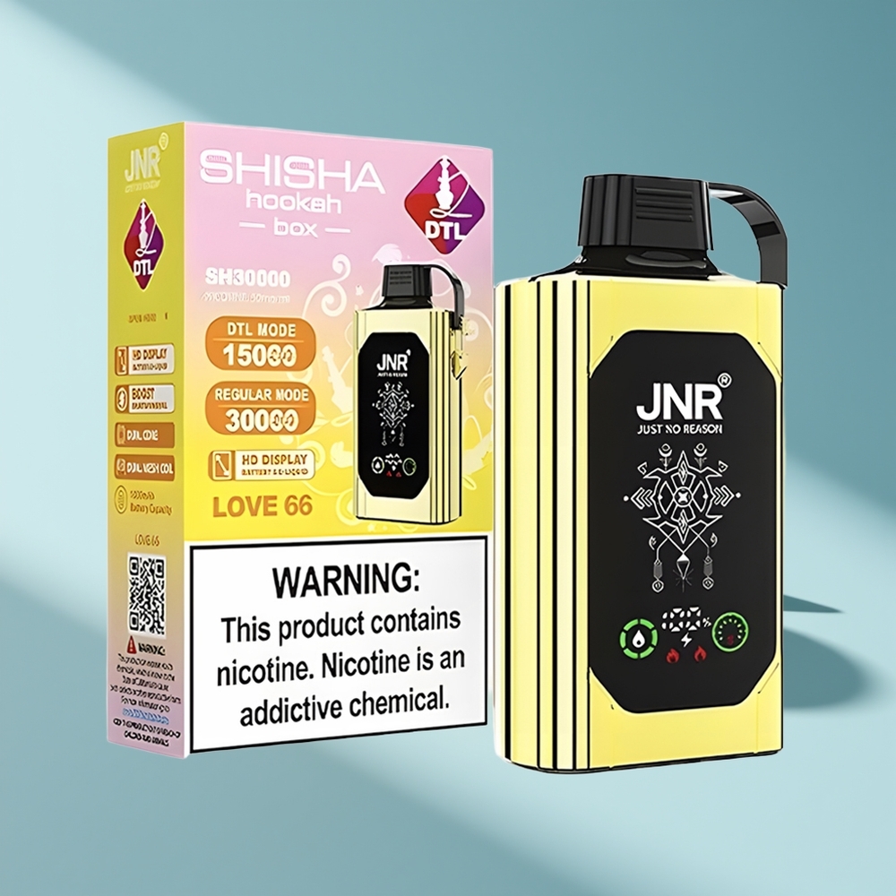 JNR Shisha Hookah Box 20500 Liebe 66 HD Dual Mesh 25ml