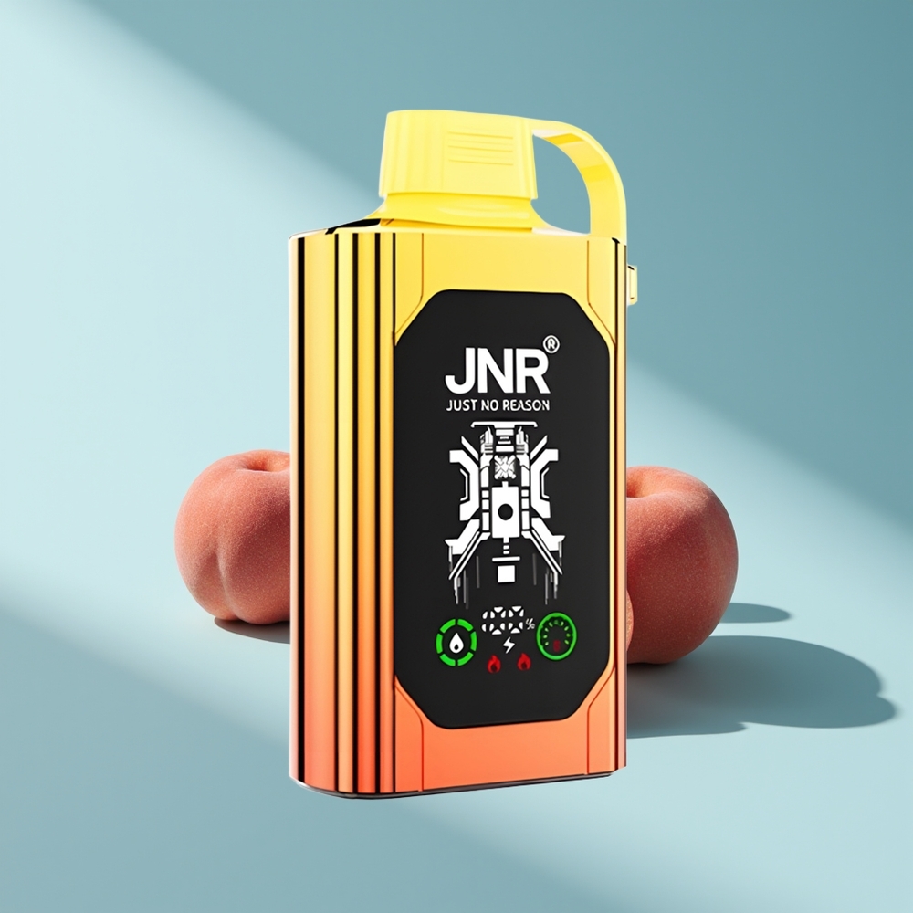 JNR Shisha Hookah Box 20500 Saftige Pfirsiche HD Dual Mesh Typ-C